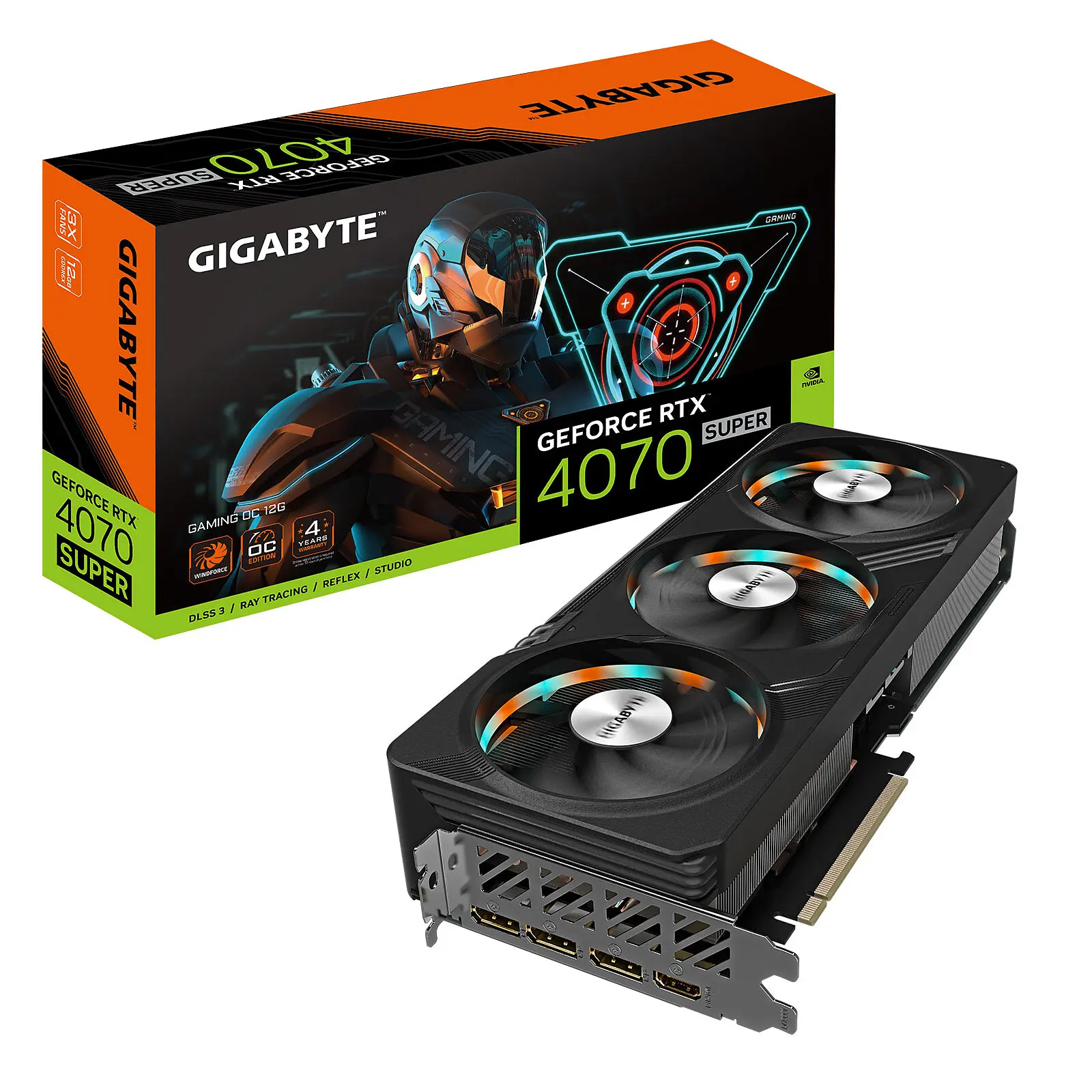GPU RTX 4070 SUPER 12GB GIGABYTE GAMING OC